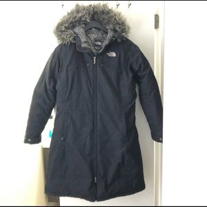 The north face Hyvent artic down long coat